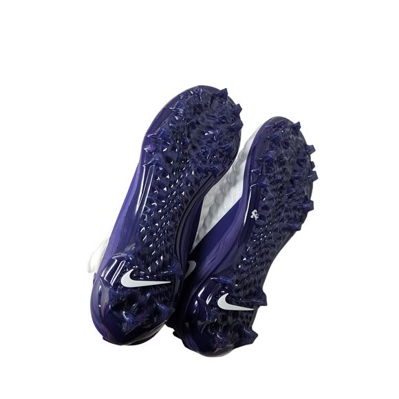 NEW no box or tags Nike 14 Force Savage 2 Cleats Football White Purple Sneaker main image 6